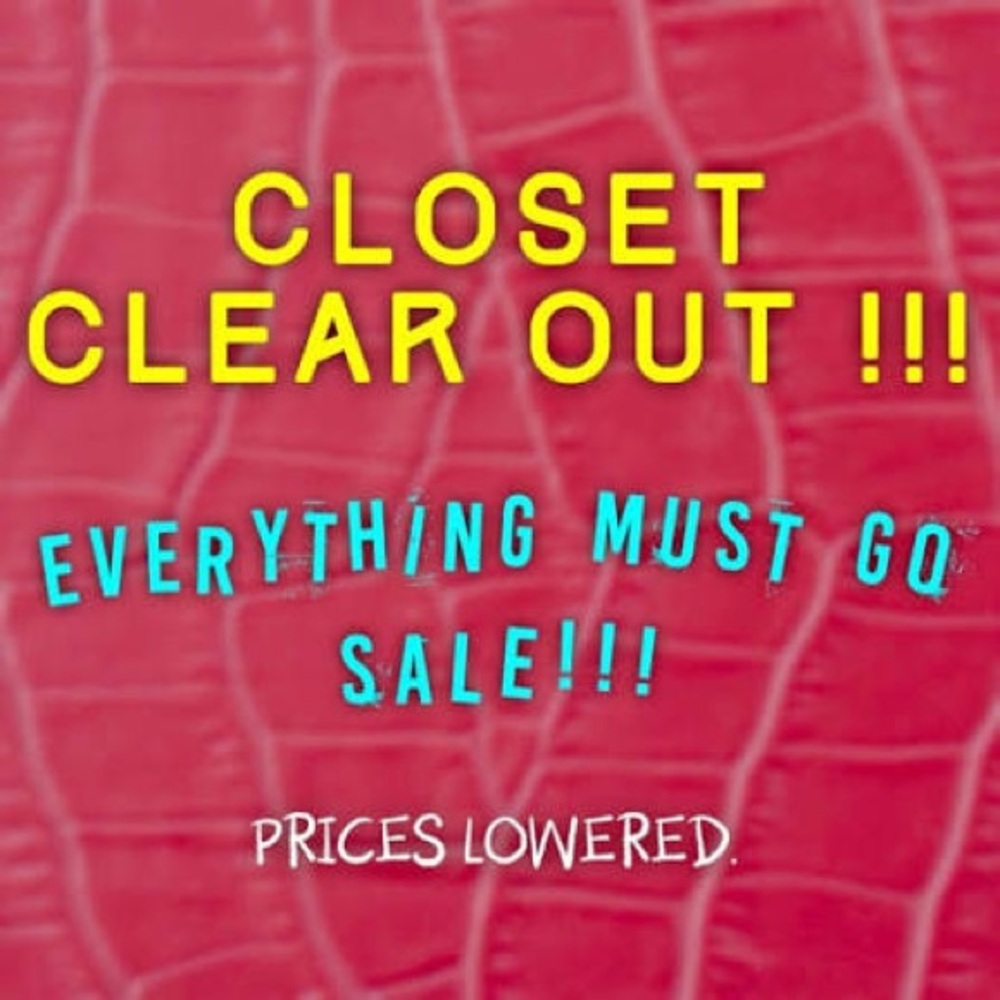 Closet Clear Out Sale Poster